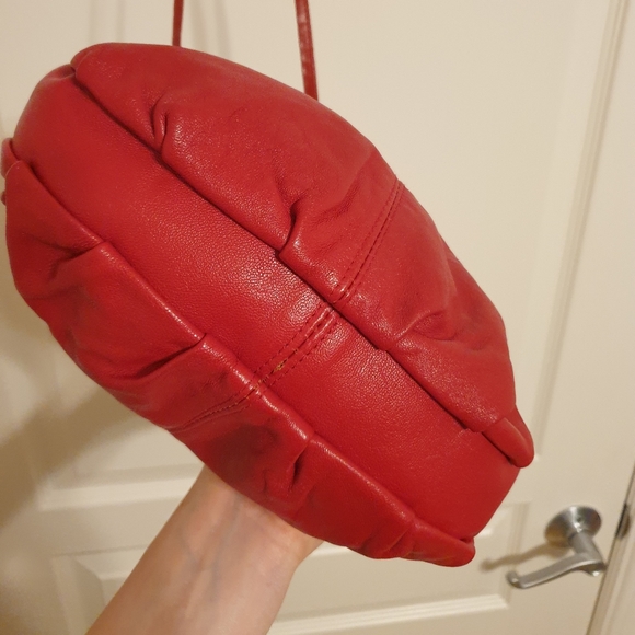 EATON’S Vintage Red Leather Purse Made in Italy - Picture 5 of 6